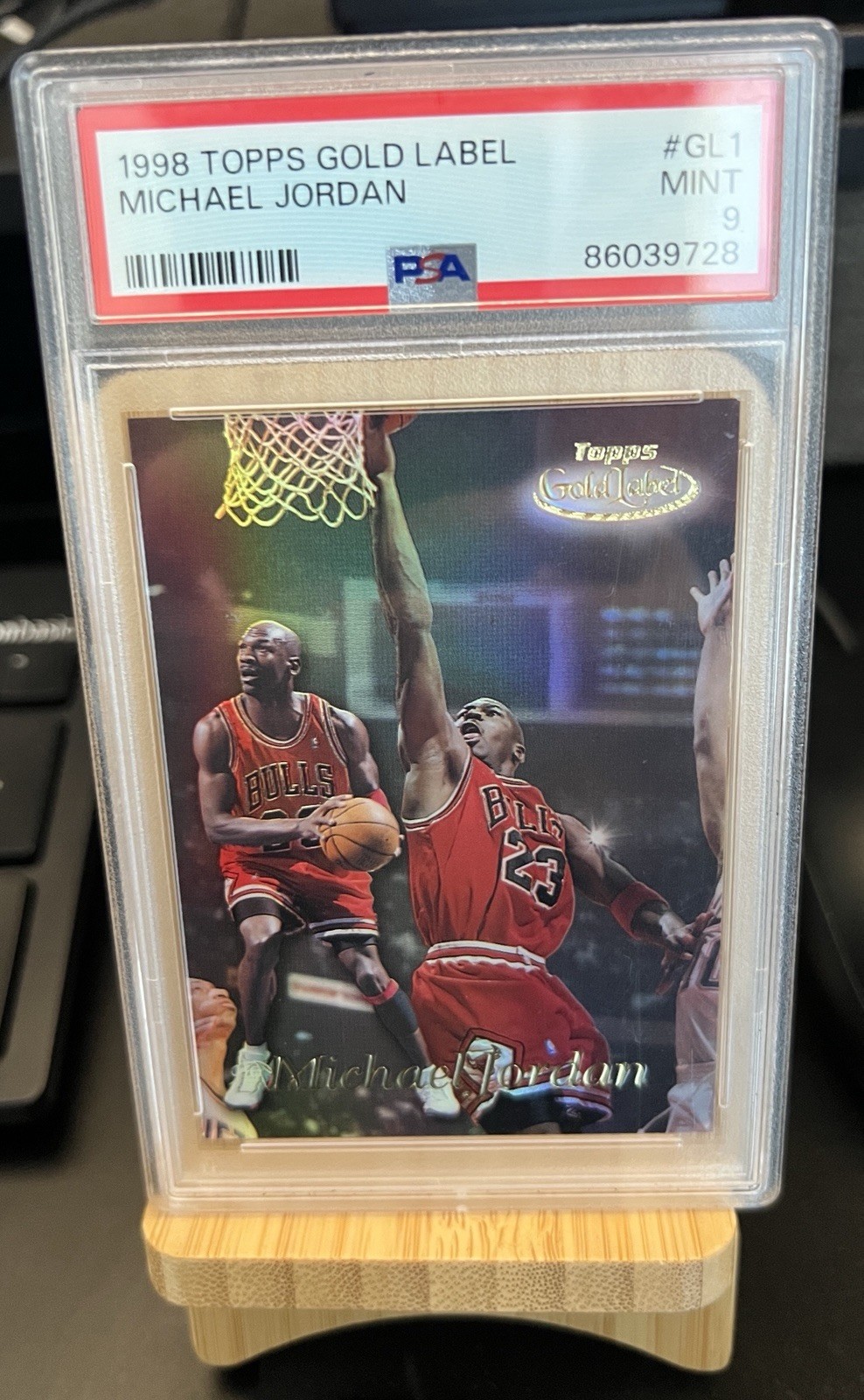 1998-99 Topps Gold Label Michael Jordan #GL1 - PSA9