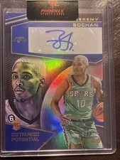 2022-23 Panini Recon True Potential Signatures Jeremy Sochan Blue /49 RC