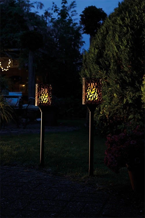 Battery Powered Cylinder Candle Torch with Remote Control and Timer - Image 2 of 4