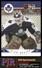 Allan Bester 1990-91 Pro Set #275a Toronto Maple Leafs