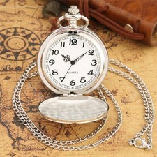 Men Women Vintage Quartz Pocket Watch Doctor Who Popular Full Hunter Chain Gift