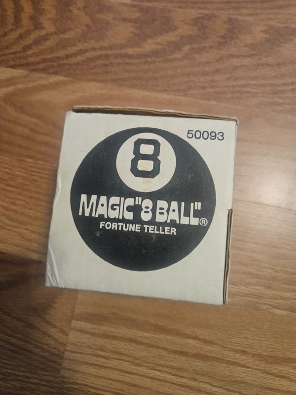 Magic 8 Ball box .