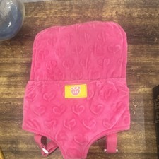 Build-A-Bear Workshop Pink Teddy Bear Adjustable Backpack Bag Cloth Animal Theme