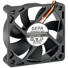 SEPA 1111745 PLB60B12FSE33A Axial Fan 12 V/DC 27.6 m³/h (L x W x H) 60