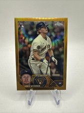 Joey Wiemer 2023 Topps Chrome Update Gold Refractor /50 #USC80 Rookie RC