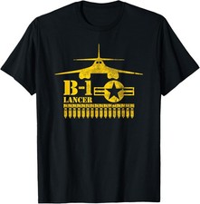 New B 1 Lancer Air Force Bomber Shirt Made in the USA Size S to XL