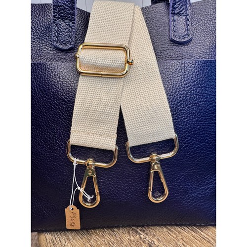Crossbody Purse Strap Solid Cream Bag Strap Guitar Strap NEW Cream Purse Strap - Picture 1 of 3