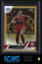 2022-23 Topps Chrome UEFA Women's #48 Sarah Zadrazil Gold Refractor #/50 Y3C