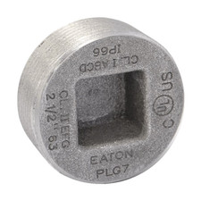 Eaton PLG6 2" Gray Iron Alloy Recessed Head Conduit Plug (Pack Of 10)