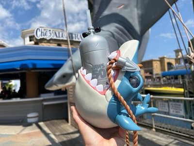 Jaws Sipper 50th Anniversary Sipper Cup Universal Studios Orlando Shark Tank NEW