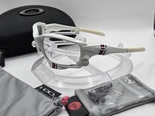 Oakley Jawbone Stpl Matte White / Clear Vented Rare Collector Staple Limited