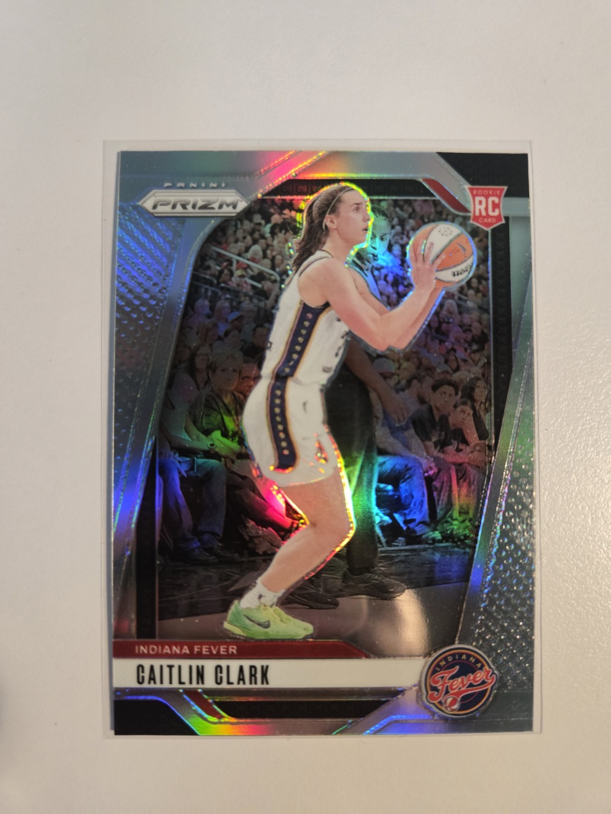2024 Panini Prizm WNBA Caitlin Clark Silver Prizm Rookie RC #22 Indiana Fever