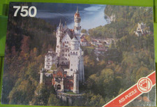 VINTAGE NEUSCHWANSTEIN CASTLE NEW 750 PIECE JIGASAW PUZZLE BY ASS-PUZZLE C42 NEW