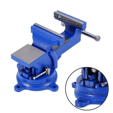 360° Bench Vice Workshop Clamp Engineers 100mm Jaw Workshop Heavy Duty A6