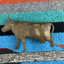 Antique Cast Iron Cow Bank