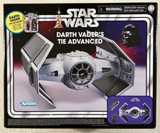 STAR WARS VINTAGE COLLECTION DARTH VADER'S TIE ADVANCED FIGHTER - NO FIGURE