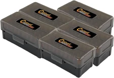 50-Round Ammo Box with Removable Lid - 5 Pack for Shooting & Reloading