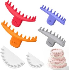 Hushee 6 Pcs Cake Arch Guide Tool Cake Decoration Tools Swag Marker Tool
