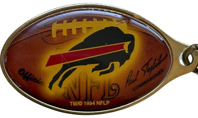 1994 Buffalo Bills NFL Oval Enamel Key Ring Wincraft Inc 55987