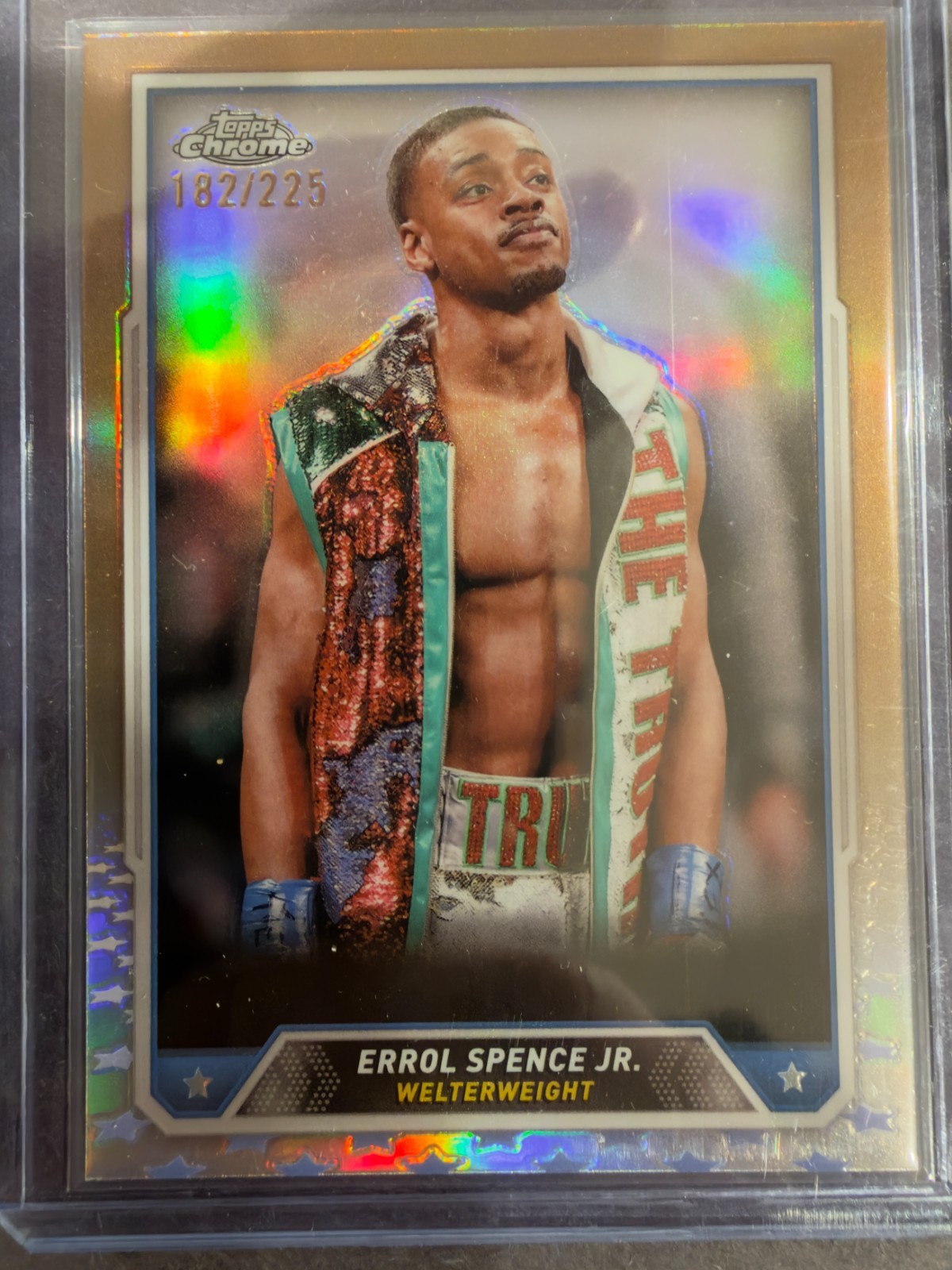 2024 Topps Chrome Boxing Errol Spence Jr Bronze #/225 #38