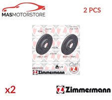 BREMSSCHEIBEN SATZ PAAR VORNE ZIMMERMANN 600325953 2PCS P FÜR SEAT IBIZA V