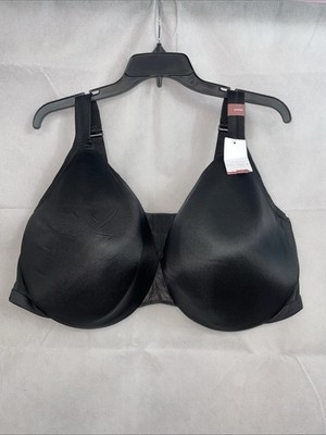 New Cacique Bra 54 DDD Full Coverage Black Underwire Lane Bryant Lined BN4b