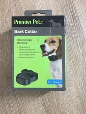 Premier Pet BARK COLLAR   AUTOMATIC BARK CONTROL   15 LEVELS   VIBRATION   DOG