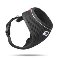 LuftdurchläSsiges Basic Hundegeschirr Air-Mesh Schwarz GrößE S