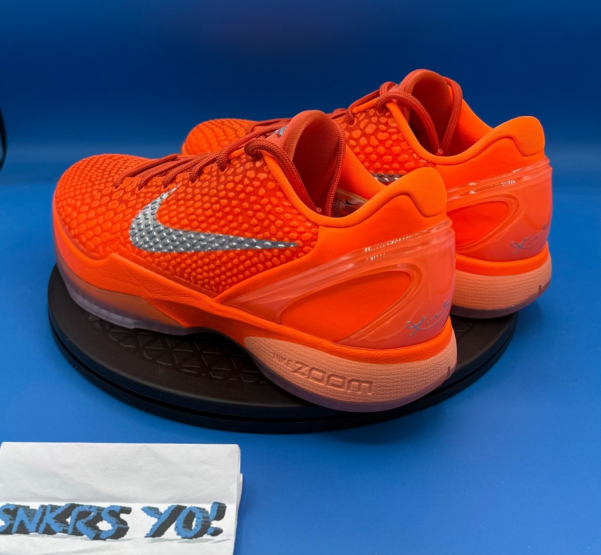 Nike Kobe 6 Protro Total Orange (1H1871-800) Size 11 | eBay