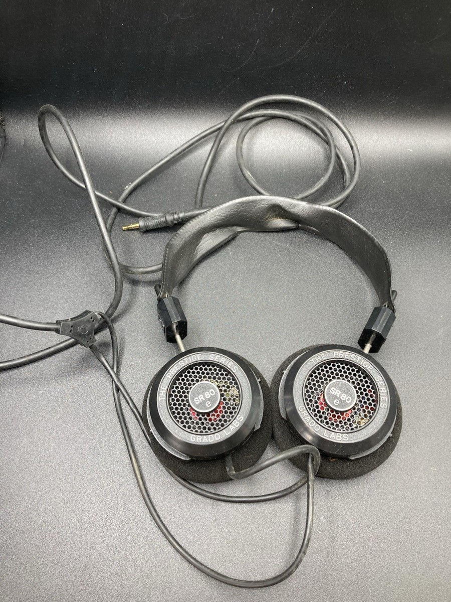 Grado Labs The Prestige Series SR80e Wired On Ear Headphones Tested Working!