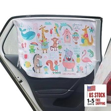 Car Window Shades for Side Windows Baby and Kids,Car Back Window Animal Friends