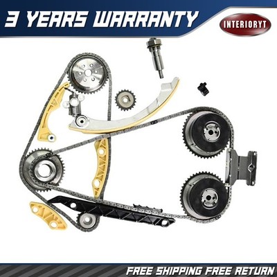 For Chevy Malibu GMC Terrain Buick Regal 2.4L 2011-17 Timing Chain Kit VVT Gears