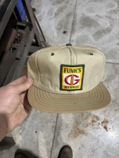 Vintage Funk's G Hybrid Seed Corn Advertising K Brand Logo Snapback Trucker Hat