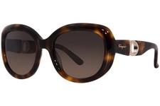 Salvatore Ferragamo SF727S 214 Sunglasses Women's Tortoise/Brown Gradient 53mm