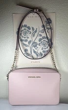 Michael Kors PVC Leather Crossbody Messenger  Bag Handbag Shoulder Purse