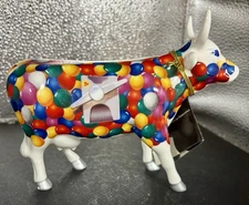 Cow Parade Figurine, The Bum-Ball Machine, New with Tag