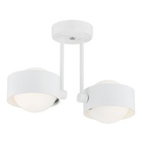 Led Deckenleuchten 2X6W/G9 IP44 Weiß Opalmatte Modern