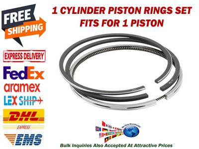 Piston Ring Set 128.00MM STD Fit For Mercedes-Benz NG 1628 S, 1628 LS