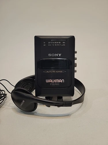 SONY WALKMAN WM-AF48/BF48 FM Radio Cassette Player Vintage (New Belt)