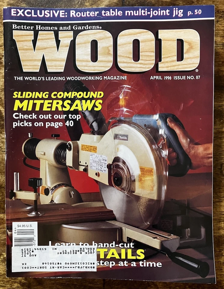 Lot of 9 Wood Magazines by Better Homes and Gardens 1996 Issues 85-93 - Image 4 of 4