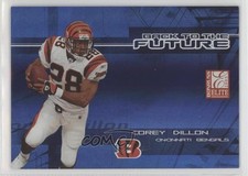 2005 Donruss Elite Back to the Future Blue 196/500 Corey Dillon Rudi Johnson fm0