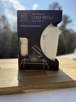 Stanley Cross Bottle   23 oz Travel Bottle Strap & Straw   Cream