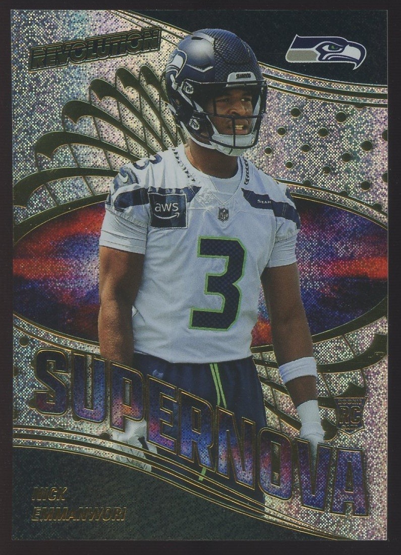 2025 Revolution Nick Emmanwori RC Rookie Supernova Neutron /30