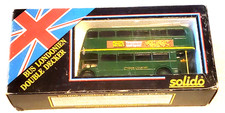 AEC DOUBLE DECKER LONDON BUS GREEN LINE  1960  SOLIDO 4402 1/50 SCALE BOXED