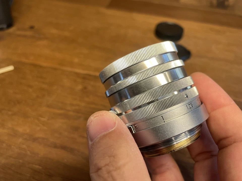 * Почти как новый * Minolta Chiyoko Super Rokkor 5 см 50 мм F/2 объектив L39 LTM из Японии - Изображение 3 из 4