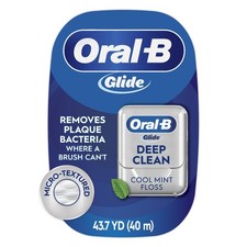 Oral-B Glide Deep Clean Cool Mint Dental Floss, 40m 131.23 Foot Pack of 1 