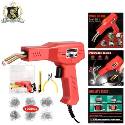 Upgraded Plastic Welder Kit with 1000 Staples - Rapid Heating & Ergonomic Design