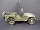 GREEN WILLYS ARMY JEEP GI JOE 12" ACTION FIGURE VEHICLE FORMATIVE INTERNATIONAL