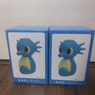 Pokemon Soy Sauce Dispenser Horsea Japan Pokemon Center Kagawa set of 2 New FS