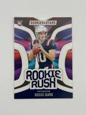 2024 Panini Rookies & Stars Drake Maye Rush RC Rookie #RR-DME Patriots